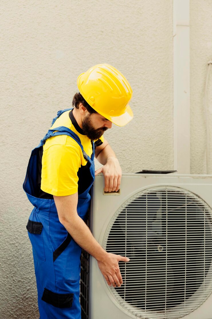 Image illustrant l'installation professionnelle d'un système de climatisation